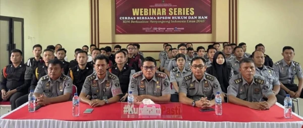 Lapas Pemuda Langkat Ikuti Launching Webinar Series 'Cerdas Bersama BPSDM Hukum dan HAM - Digital Media Public